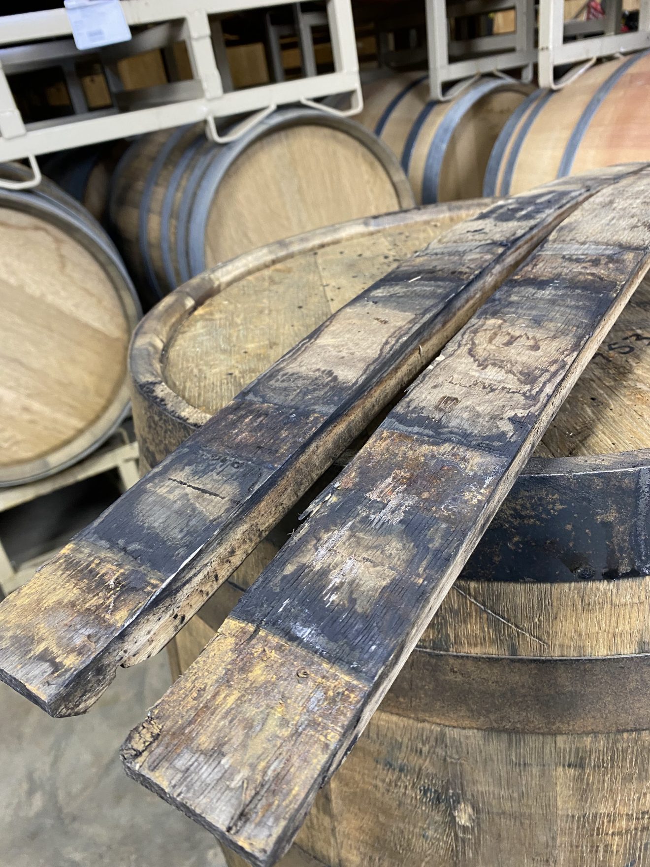 Whiskey Barrel Staves Genuine Whisky Staves Set of 10 Koch Barrels